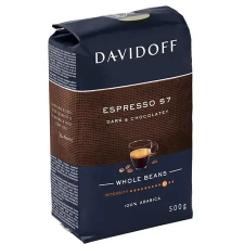  Kávé, pörkölt, szemes, 500 g, DAVIDOFF "Espresso 57" kávé