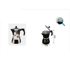  KÁVÉFŐZŐ 6 SZEMÉLYES MATT FEKETE GÁZ/KERÁMIA FŐZŐLAP/ELEKTOMOS kávéfőző