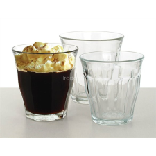 . Kávéspohár, üveg, 6db-os szett, 16cl, "Retro" kávéfőző kellék