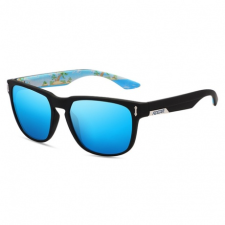 KDEAM Andover 5 napszemüveg, Black & Pattern / Sky Blue napszemüveg