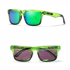 KDEAM polarizált napszemüveg UV400 uniszex átlátszó zöld