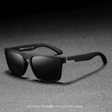KDEAM polarizált napszemüveg UV400 uniszex fekete ezüst