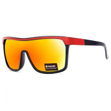 KDEAM Scottmc 2 napszemüveg, Black & Red / Orange