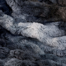 kdeco Luxus műszőrme takaró, pihe-puha, szürke, 150x200cm lakástextília
