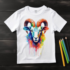  Kecske póló (Gyerek)(Színes) gyerek póló