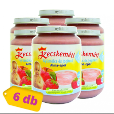 Kecskeméti alma-eper joghurttal, 7 hó+ (6x190 g) bébiétel