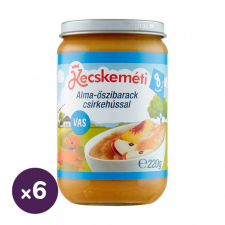 Kecskeméti alma-őszibarack csirkehússal, 8 hó+ (6x220 g) bébiétel