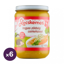 Kecskeméti vegyes zöldség csirkehússal, 5 hó+ (6x190 g) bébiétel