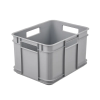 KEEEPER Keeeper Euro-box M Tároló doboz 16L 35x27x22cm eco Szürke