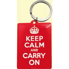  Keep Calm And Carry On - Kulcstartó kulcstartó