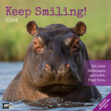 Keep Smiling! Kalender 2024 - 30x30 – Ackermann Kunstverlag naptár, kalendárium