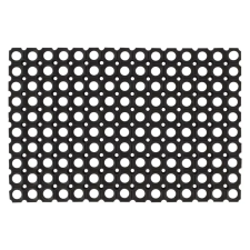 Kefa Erős gumi lábtörlő fekete 100x150cm lakástextília