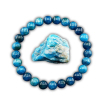  Kék apatit ásvány karkötő