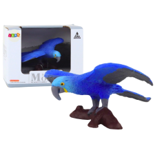  kék ara papagáj figura játékfigura