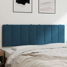  Kék bársony fejtámla párna 160 cm ágy és ágykellék