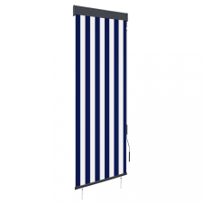  Kék és fehér kültéri roló 60 x 250 cm lakástextília