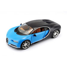  Kék-fekete Bugatti Chiron kompozit modell autópálya és játékautó