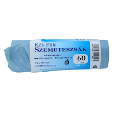  KÉK PILLE SZEMETESZSÁK 55X70 12MY, 60L KÉK 20DB/TEK tisztító- és takarítószer, higiénia