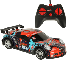 Kék-piros RC autó távirányítós modell