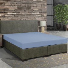  Kék prémium bambuszos gumis lepedő 180x200 cm és 200x220 cm-es matracra lakástextília