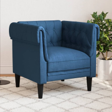  kék szövet Chesterfield kanapé bútor