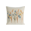  Kék virágos gobelin párnahuzat Natúr 45x45 cm +/-5%
