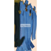 Kék zárt cipzár 16cm