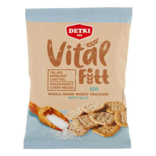  Keksz DETKI VitálFitt sós teljes kiőrlésű 100g csokoládé és édesség