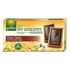 Keksz GULLON Choco Tablet cukormentes 150g csokoládé és édesség