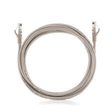 KELine Kábel Patch UTP CAT.5E 15m, Szürke kábel és adapter