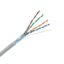 KELine KE-Line F/UTP CAT5e Installációs kábel 305m - Szürke kábel és adapter