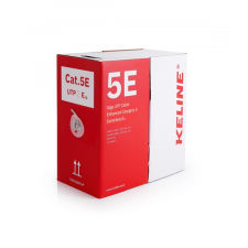 KELine utp falikábel dobozos cat.5e 305m awg24, pvc,euroclass eca 799053-eca kábel és adapter