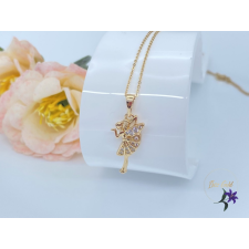  Kelli 45 tündéres antiallergén medálos nyaklánc 18K nyaklánc