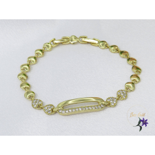  Kelli antiallergén szivecskés karkötő-18K karkötő