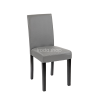  Kelly bőr étkezőszék szürke színben