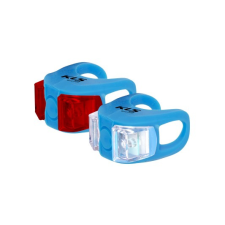KELLYS Bicikli lámpa szett Kellys TWINS kék kerékpár lámpa