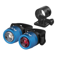 KELLYS Kerékpár világítás szett Kellys IO USB Set kék kerékpár lámpa