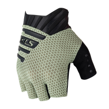 KELLYS Kerékpáros kesztyű Kellys Cutout Short 022 Zsályazöld XXL kerékpáros kesztyű