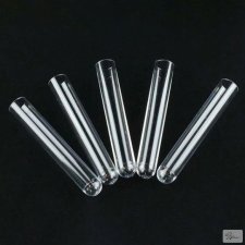  Kémcsõ mûanyag 100x16 mm átlátszó dekorációs kellék