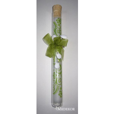  Kémcsöves esküvői meghívó dekorációs kellék