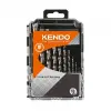 Kendo Csigafúró készlet 1-10mm HSS-G  10r. köszörült KENDO