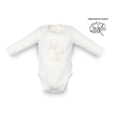 Kenguru Gold Hosszú ujjú pamut body Ecrü Maci - 50/56 kombidressz, body