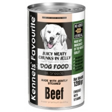 Kennels' Favourite Kennels' Favourite with Beef / Marha 1200 g kutyaeledel