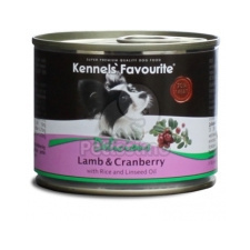  Kennels' Favourite Lamb & Cranberry - Bárány és vörösáfonya 200 g kutyaeledel