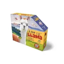 Kensho BK : WOW: Formapuzzle junior - 100 db, láma - puzzle puzzle, kirakós