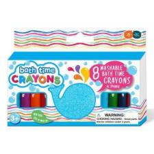 Kensho Buddy & Barney: Lemosható zsírkréta fürdőjáték - 8 db-os fürdőszobai játék