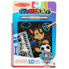 Kensho Melissa & Doug: Mancs őrjárat képkarc füzet - Chase kreatív és készségfejlesztő