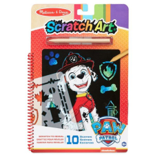 Kensho Melissa & Doug: Mancs őrjárat képkarc füzet - Marshall kreatív és készségfejlesztő