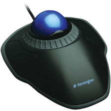 Kensington Orbit trackball egér görgető gyűrűvel, fekete-kék (K72337EU) egér