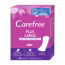Kenvue Carefree Plus Large intimbetétek - üde illattal 46 db intim higiénia